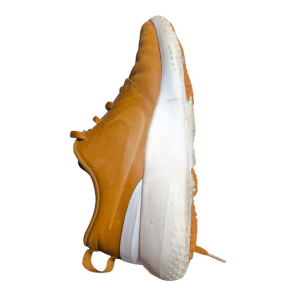 NIKE Roshe G Premium Brown Leather Golf Shoes AA1838 Men's Size 7 - Picture 3 of 10